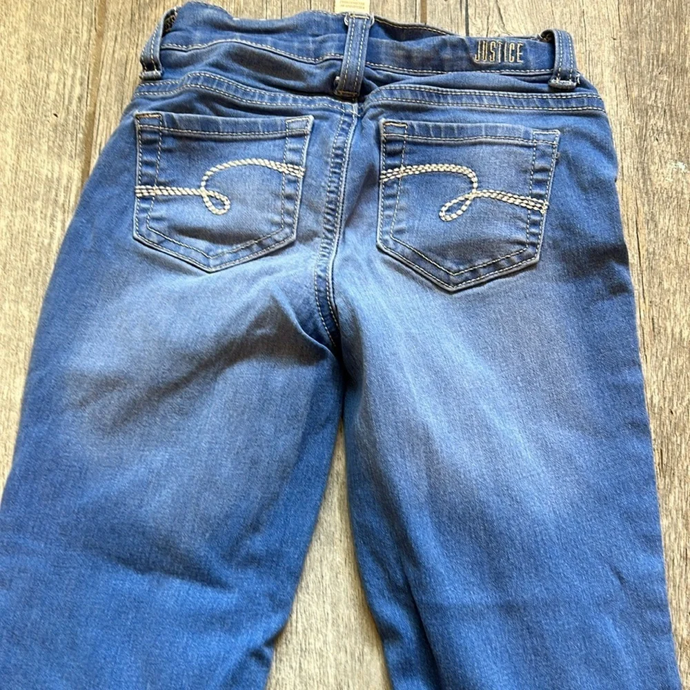 Justice midrise jegging 8 slim girls stretch